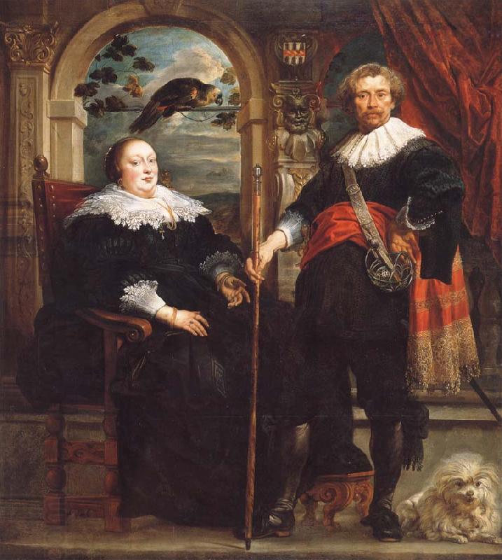 Jacob Jordaens Portrait of Govaert van Surpele and his wife